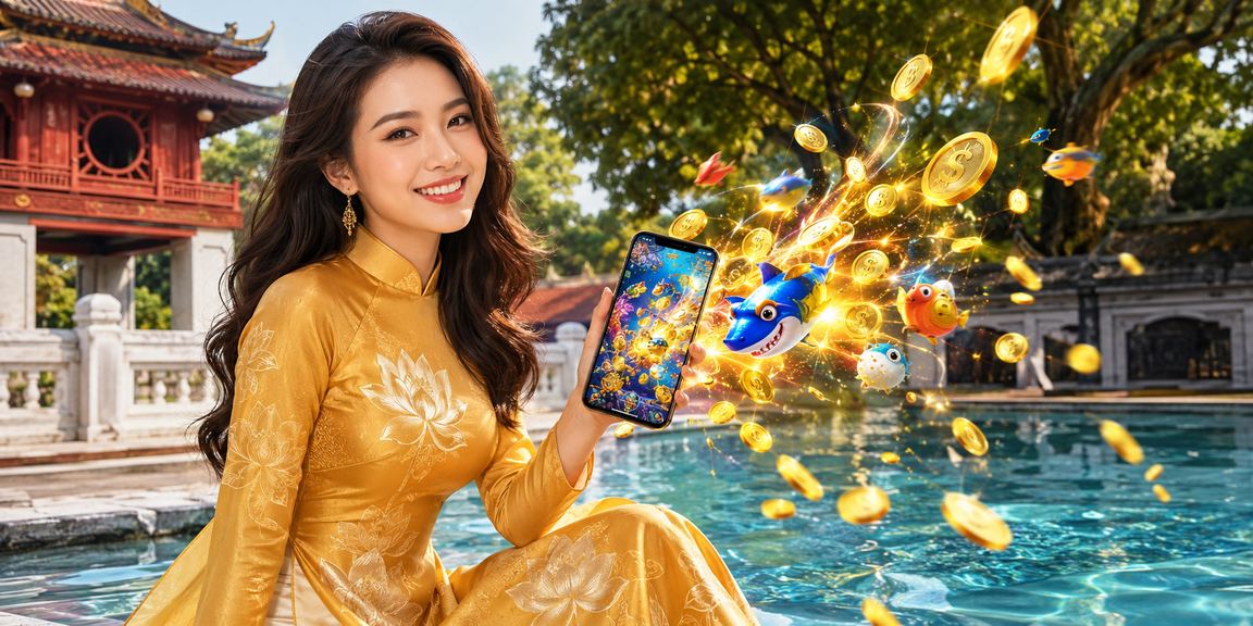 Người dùng Hà Nội mặc áo dài kiểm tra ứng dụng casino và thông tin tiền thưởng trên điện thoại