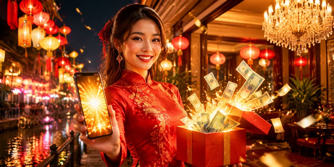 Người dùng Hà Nội mặc áo dài sử dụng điện thoại để truy cập sự kiện thể thao và casino trực tuyến