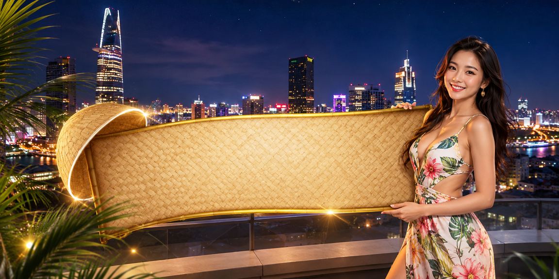 Người dùng VIP tại TP.HCM đội nón lá kiểm tra ưu đãi và tài khoản giải trí trên điện thoại