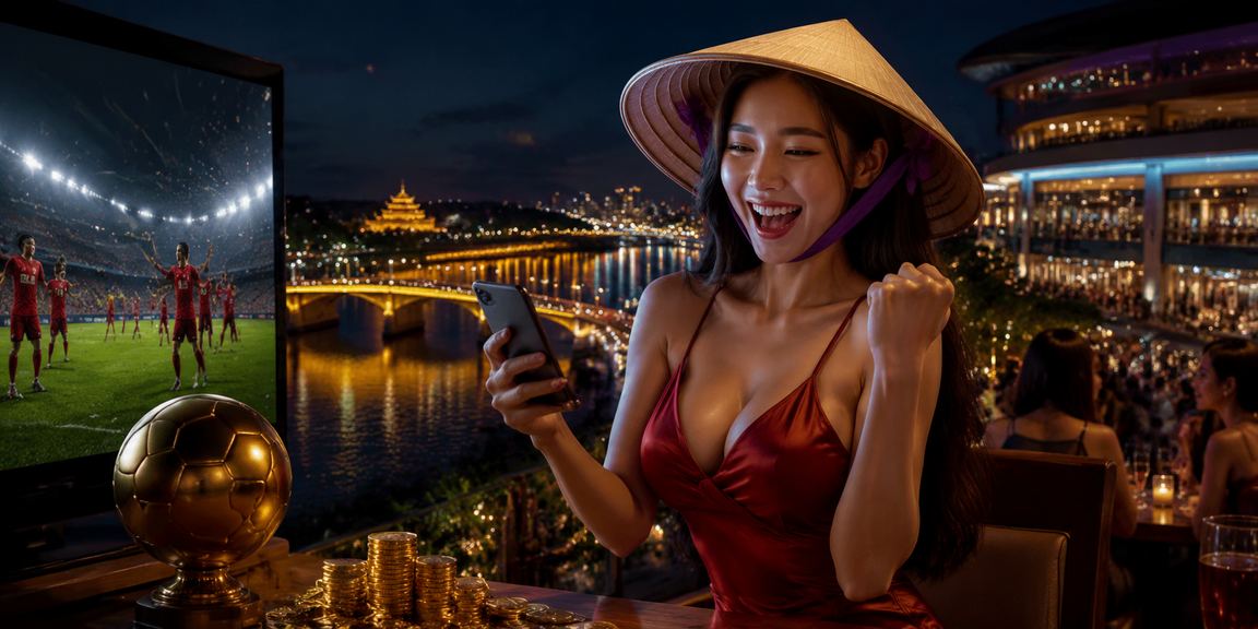 Người hâm mộ bóng đá tại Huế theo dõi trận đấu và đặt cược thể thao trực tuyến
